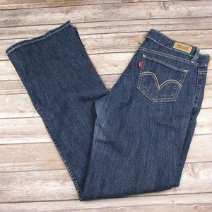 Levis Flare Jeans 9 Lightly Distressed 9M